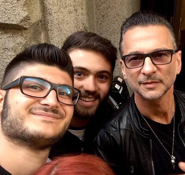 Dave Gahan in Milan before Press Conference